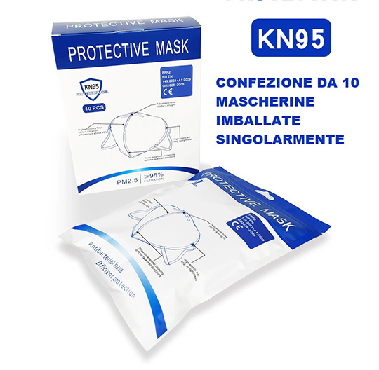 Maschera KN95 (ffp2) senza filtro  